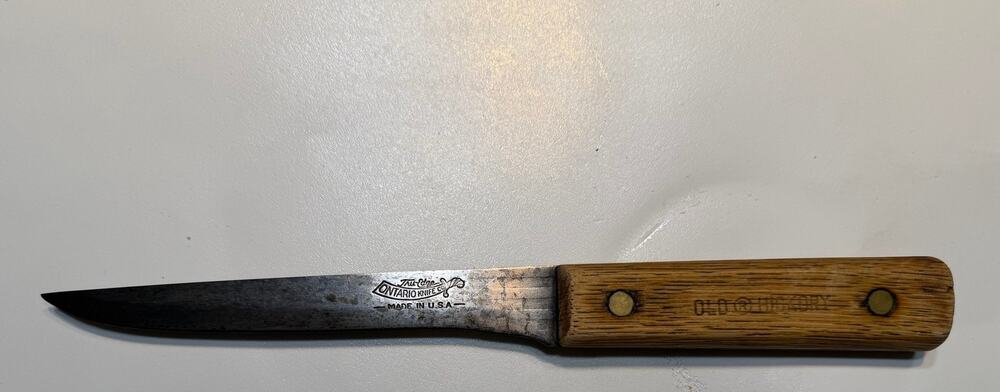 Old Hickory Ontario Knife Co. Tru Edge Cutlery USA Brass Rivets Full Tang